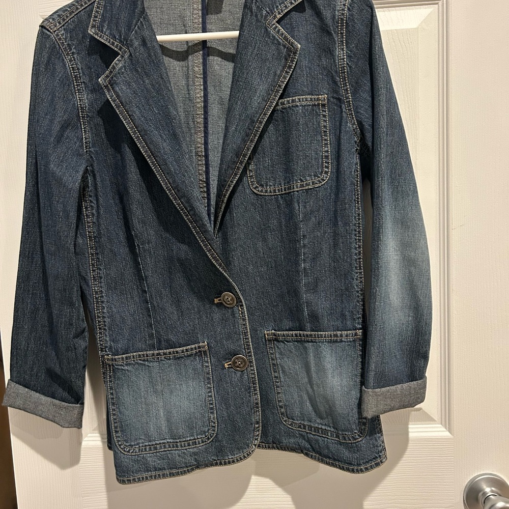 Chico's Denim Jacket with Pockets